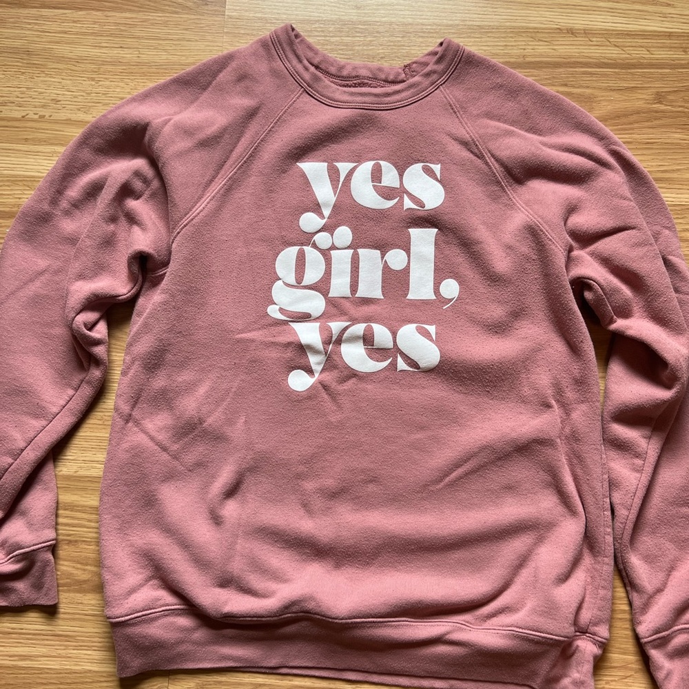 Yes girl, yes sweater